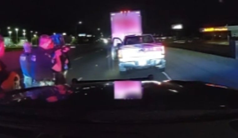 Lewisville Cops Box In Alleged Drunk Driver After Wild I-35E Weave