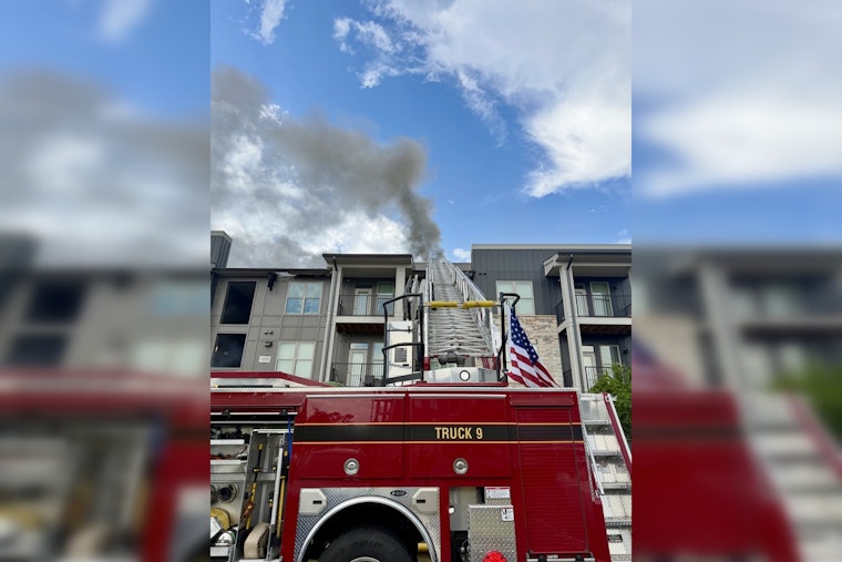 Lightning Blast Torches Canton’s Accent Overlook Apartments