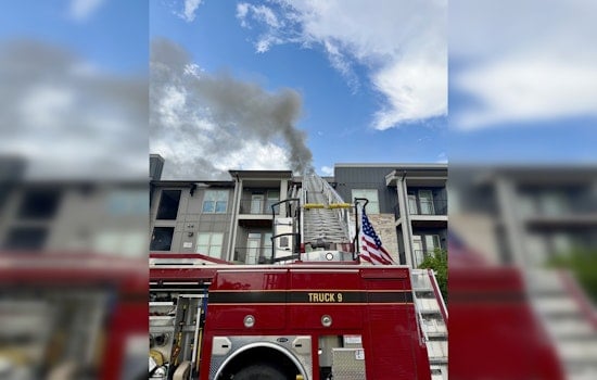 Lightning Blast Torches Canton’s Accent Overlook Apartments