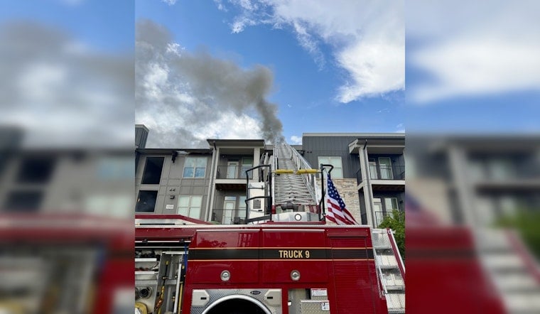 Lightning Blast Torches Canton’s Accent Overlook Apartments