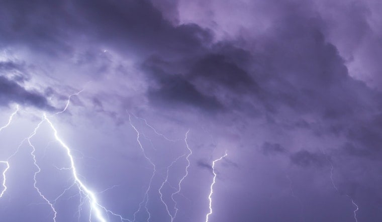 Lightning-Packing Storms Barrel Through Charlotte’s Western Suburbs