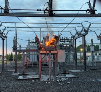 Bolt From the Blue Ignites Cornelius Substation, Hundreds Left in the Dark