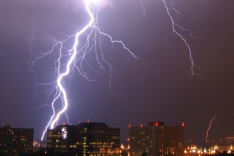 Lightning Strike Blows Up Oil Tank, Rattles Tiny Little, Oklahoma