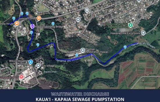Līhuʻe Streets Swamped as 1,000-Gallon Sewage Snafu Triggers Water Warning