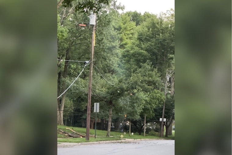 Live Wires Drop, Shut Down Burns Ave In Wyoming