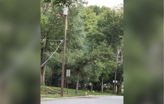 Live Wires Drop, Shut Down Burns Ave In Wyoming