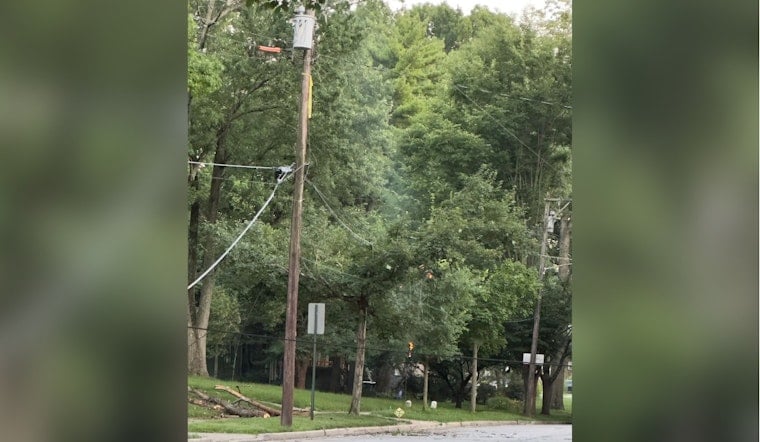 Live Wires Drop, Shut Down Burns Ave In Wyoming
