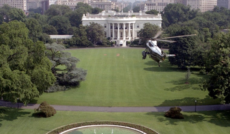 Lockheed Money Lands As Trump’s New White House Helipad Rises