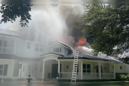 Lone Pine Inferno: Flames Rip Through Delray Beach Home