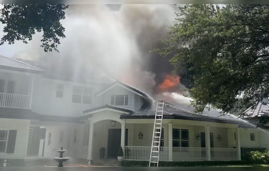 Lone Pine Inferno: Flames Rip Through Delray Beach Home