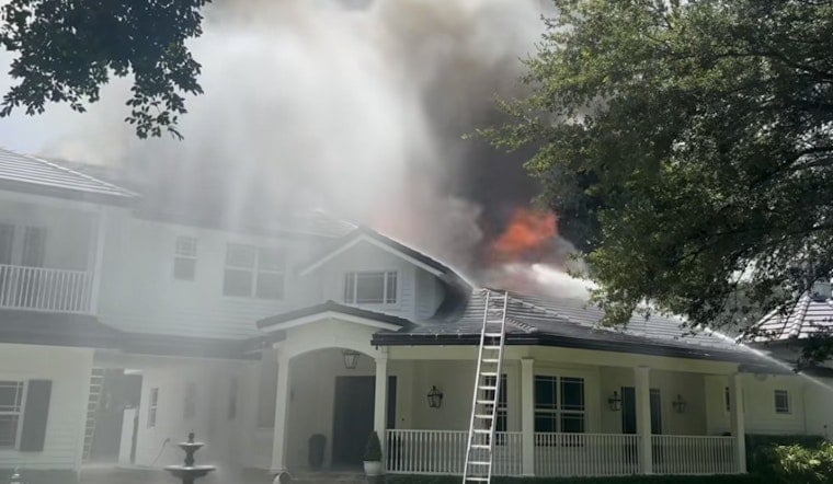 Lone Pine Inferno: Flames Rip Through Delray Beach Home