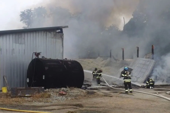 Massive $400K Barn Obliterated In Early Morning North East Inferno