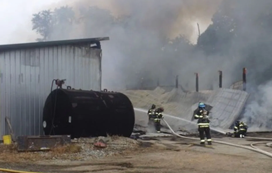 Massive $400K Barn Obliterated In Early Morning North East Inferno