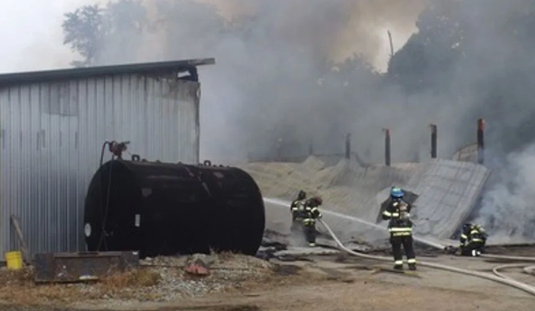 Massive $400K Barn Obliterated In Early Morning North East Inferno