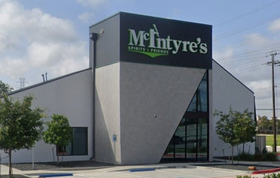 McIntyre's Plants Sports Bar Flag On The Guadalupe In New Braunfels