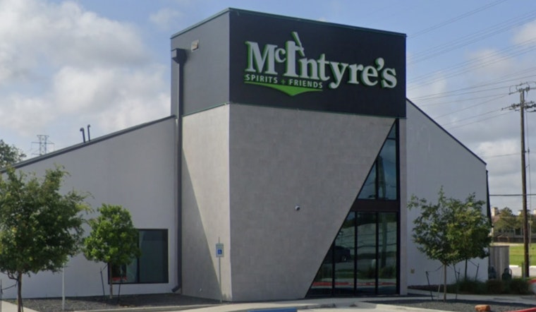 McIntyre's Plants Sports Bar Flag On The Guadalupe In New Braunfels