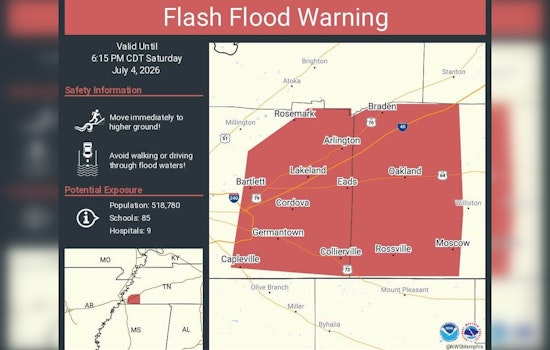 Memphis Flash Flood Warning Hits Suburbs