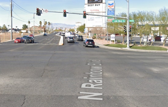 Midday Stabbing Shakes Busy Rainbow And Lake Mead Corner