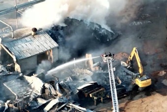 Middlefield Sawmill Inferno Guts MK Hardwoods, Sends Smoke Across Town