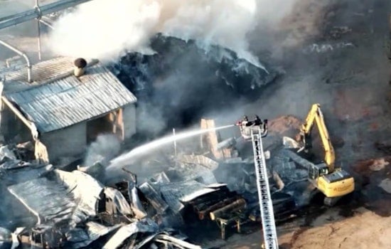 Middlefield Sawmill Inferno Guts MK Hardwoods, Sends Smoke Across Town