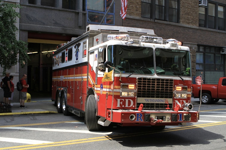 Midnight Mayhem As Rescue Rig Slams Into West Haverstraw Apartment