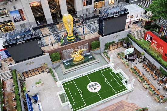 Midtown Goes Full Soccer as Rockefeller Center Becomes World Cup Ground Zero