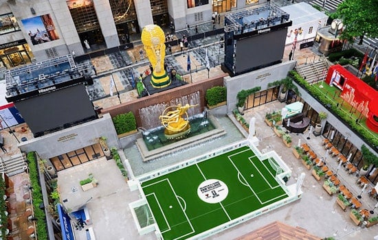Midtown Goes Full Soccer as Rockefeller Center Becomes World Cup Ground Zero