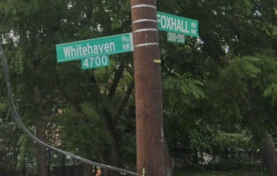 Military Helicopter Lands Near Foxhall Road NW