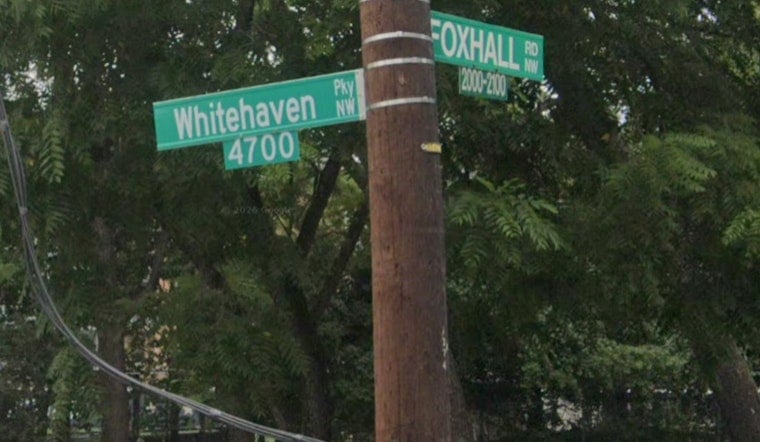 Military Helicopter Lands Near Foxhall Road NW