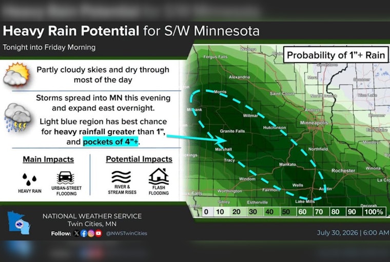 Minneapolis Hits 90 Before Overnight Storms Cool The Weekend