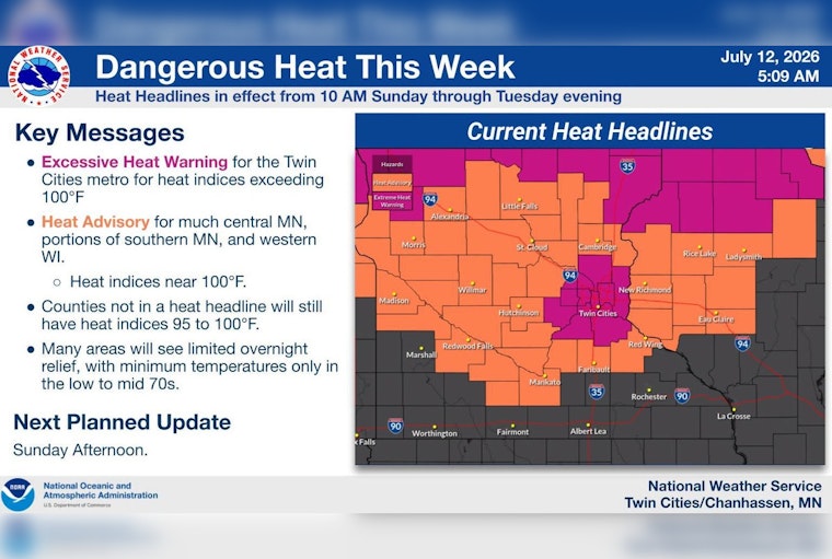 Minneapolis On Melt Watch As Heat Index Nears Triple Digits