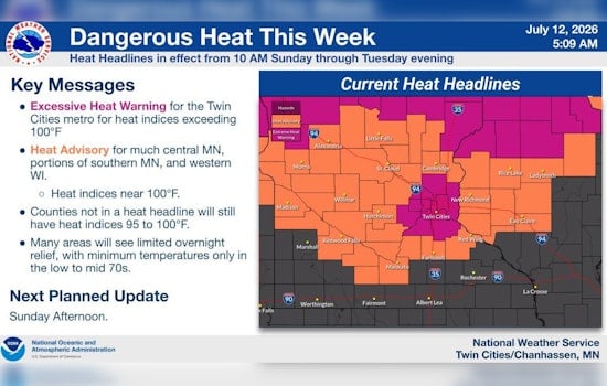 Minneapolis On Melt Watch As Heat Index Nears Triple Digits