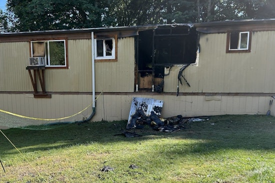 Monroe Mobile Home Inferno Leaves Man and Dog Dead