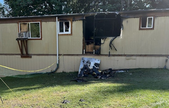 Monroe Mobile Home Inferno Leaves Man and Dog Dead