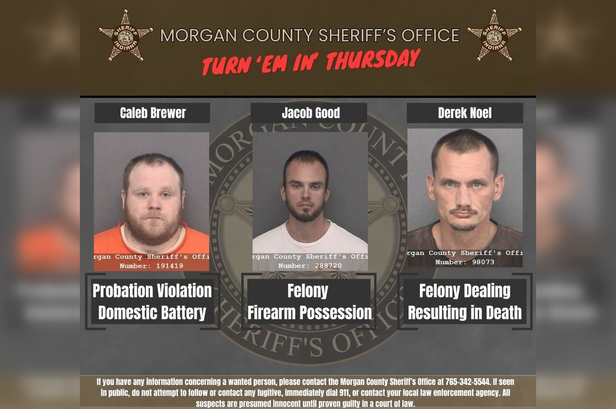 Morgan County Seeks Three Suspects In Serious Felony Cases