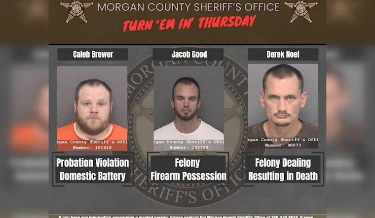 Morgan County Seeks Three Suspects In Serious Felony Cases