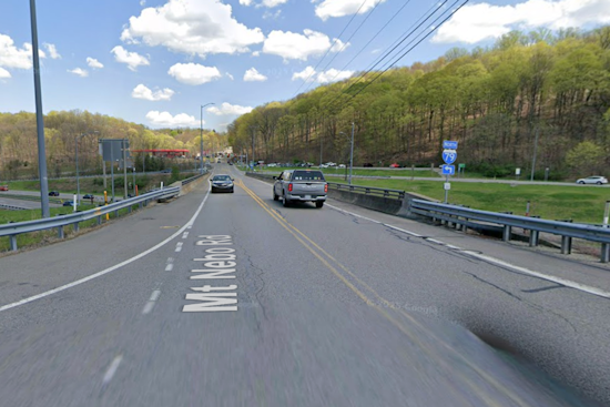 Mt. Nebo Road Bridge Reduced To One Lane Near Pittsburgh