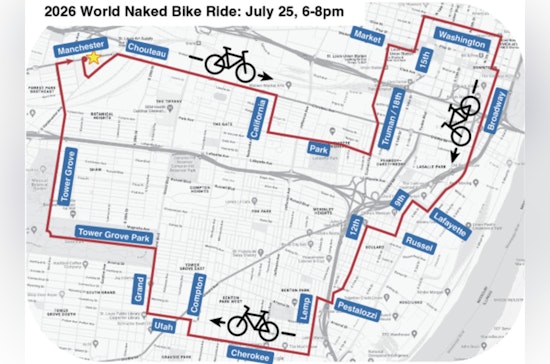 Naked Cyclists Take Over The Grove In Saturday Night Street Spectacle