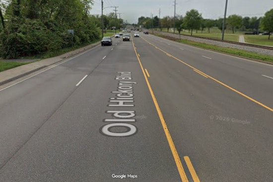 Nashville Driver’s Truck Slammed By Sudden Road Crater