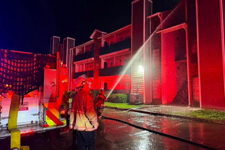 New Orleans East Blaze Rips Through Carmel Brook Apartments Again