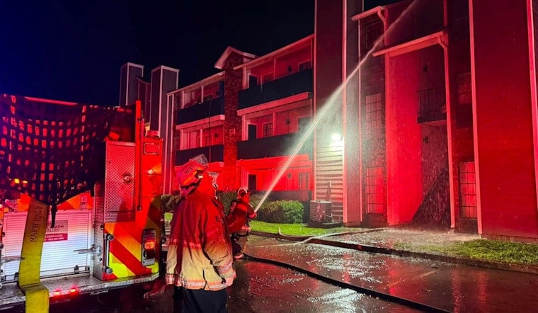 New Orleans East Blaze Rips Through Carmel Brook Apartments Again