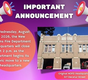 New Orleans Fire Department Finally Leaves Its French Quarter Headquarters