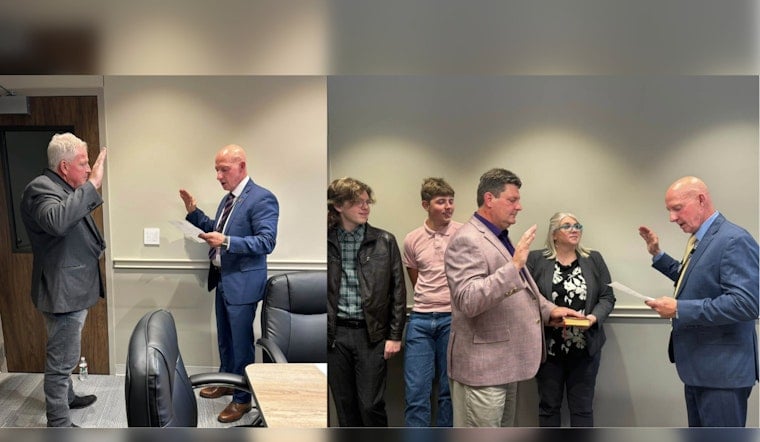 New Sheriff, New Brass As Weaver Swears In Top Deputies In Norman