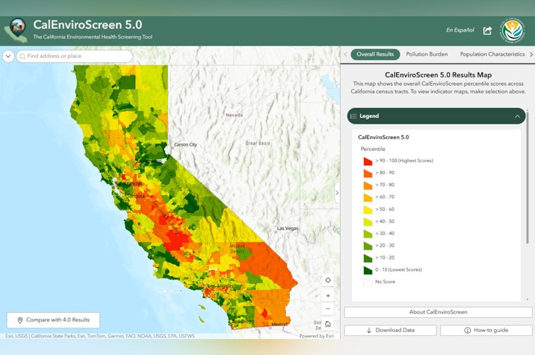 New State Pollution Map Could Shuffle Which California Neighborhoods Count As Disadvantaged