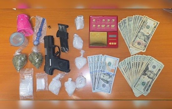 Newport Chase Ends With Arrest, Meth and Gun Seized
