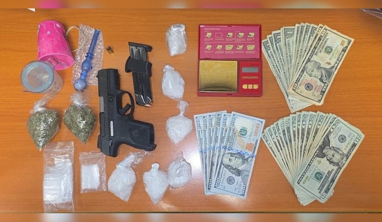 Newport Chase Ends With Arrest, Meth and Gun Seized