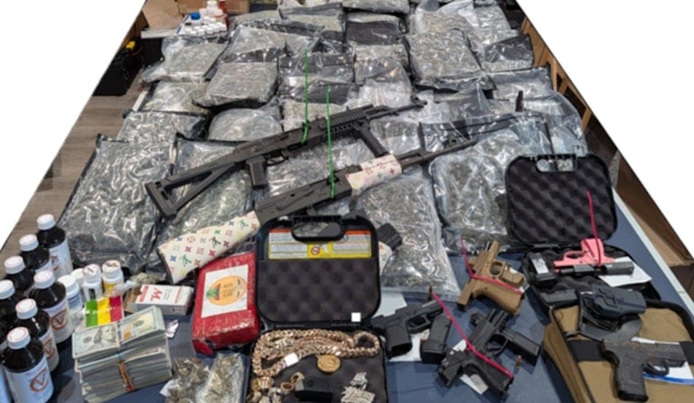 North Texas Drug Sweep Nets Mercedes, Mountains of Dope and 73 Guns