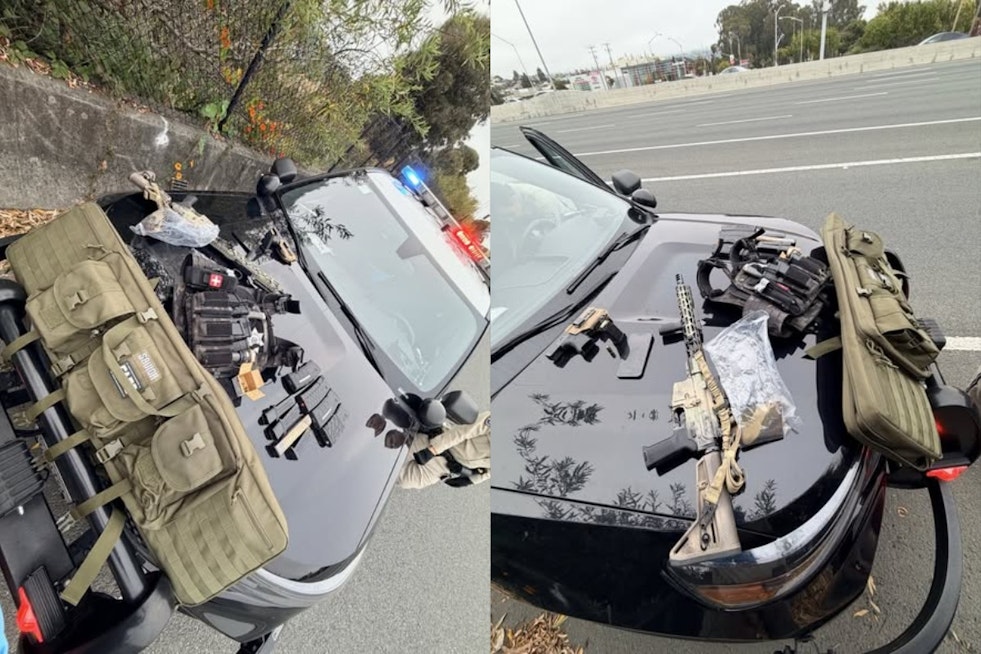 Oakland Traffic Stop Over Expired Tags Uncovers AR-15 And Glock