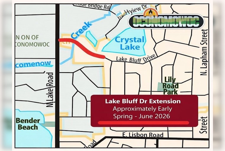 Oconomowoc Lake Bluff Drive Project Gets Moving Again After Creek Delay