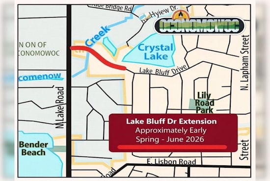 Oconomowoc Lake Bluff Drive Project Gets Moving Again After Creek Delay